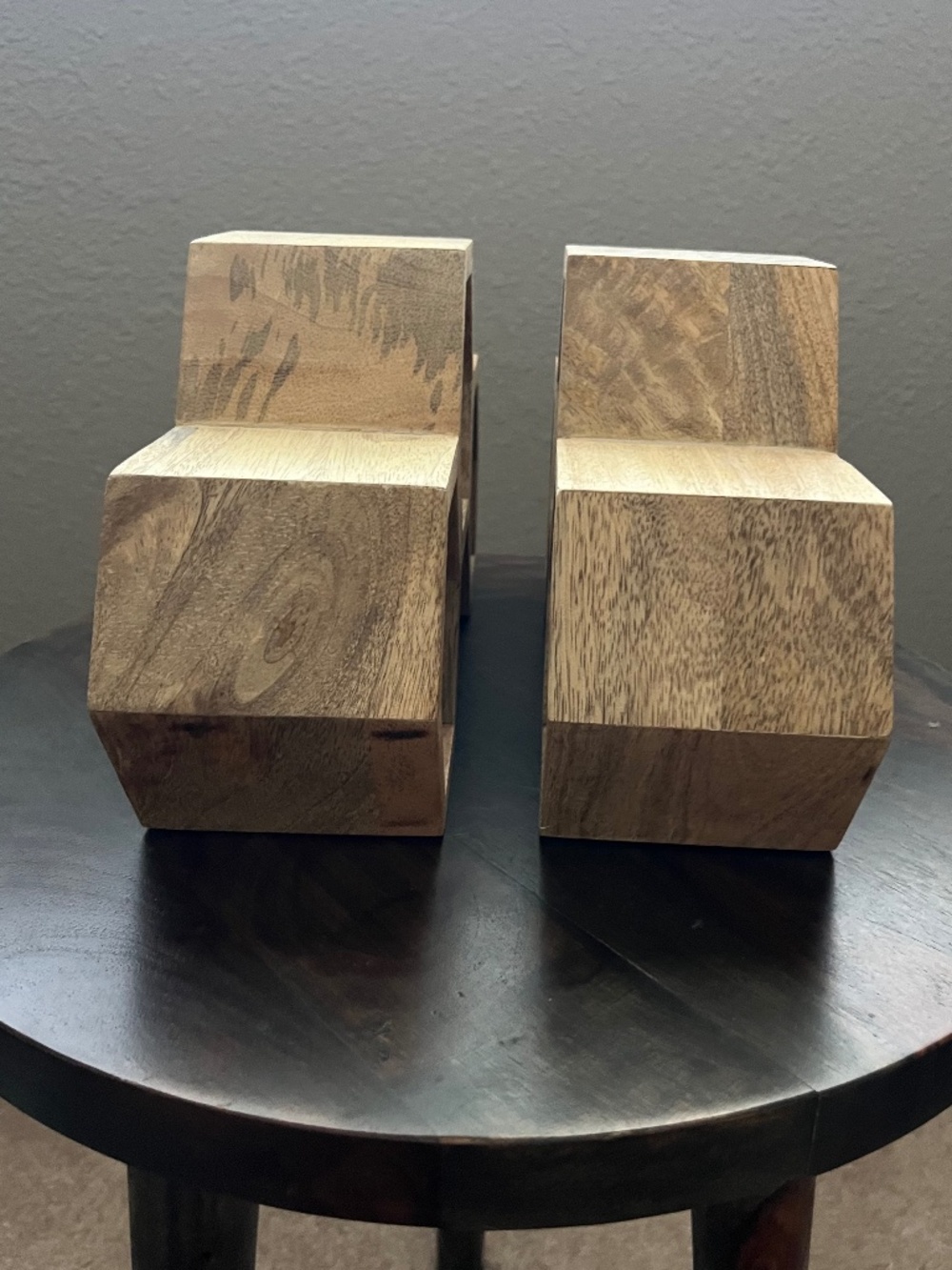 Honeycomb Hexagon Wood Wine Rack Set of 2 - Picture 6 of 8